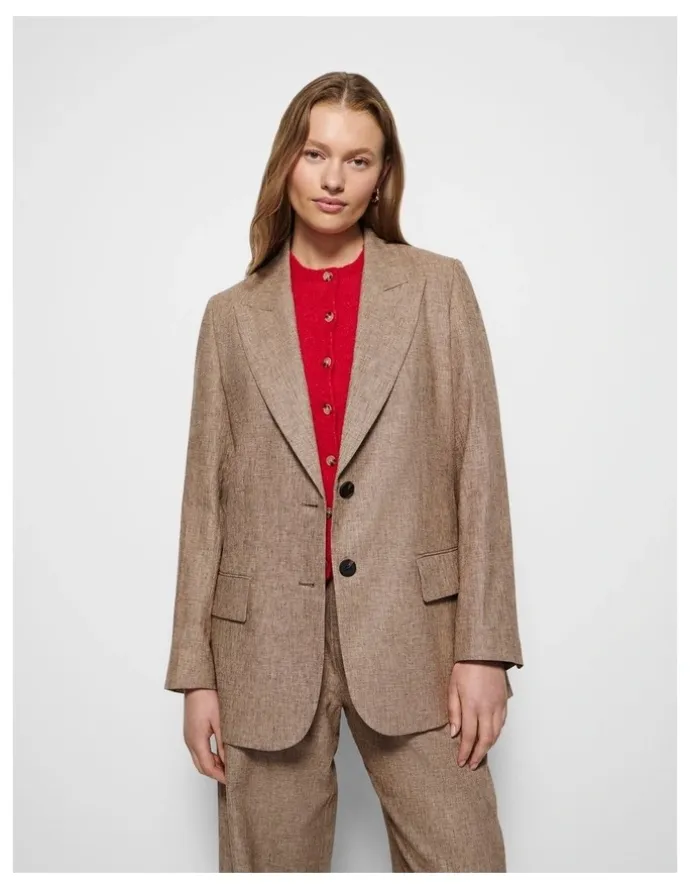 Commonry Bethanie Blazer in Dark Flax