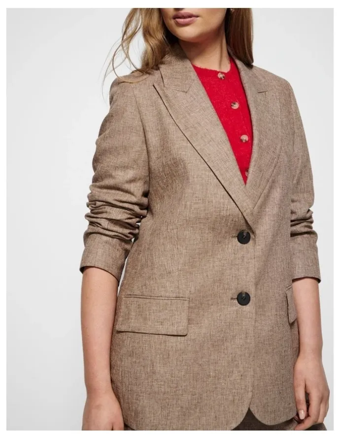 Commonry Bethanie Blazer in Dark Flax