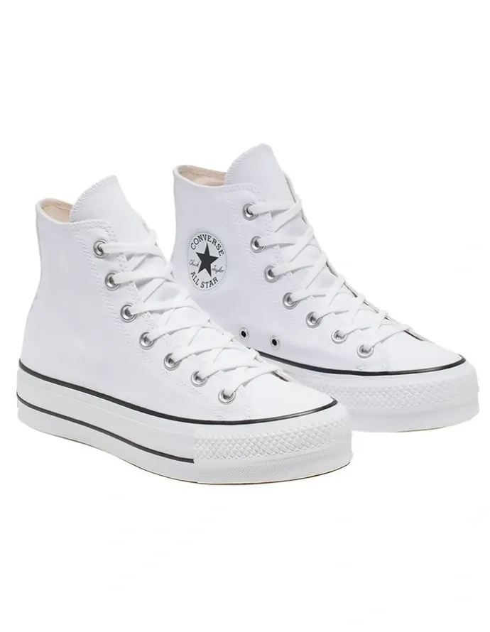 Converse Chuck Taylor All Star Canvas Platform Sneaker in White