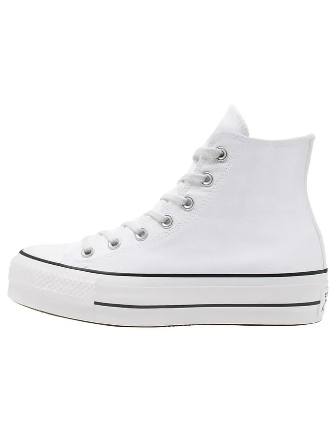 Converse Chuck Taylor All Star Canvas Platform Sneaker in White