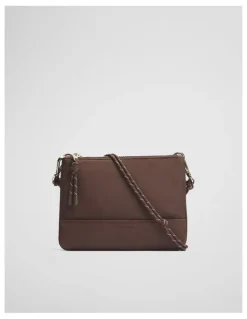 Country Road Cord Strap Crossbody in Mocha