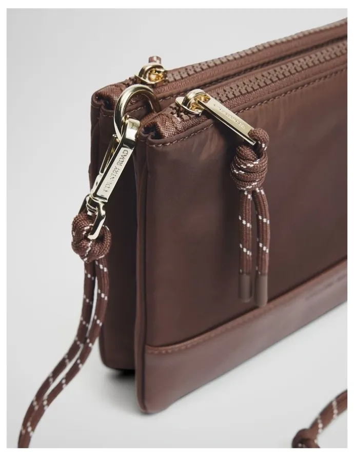 Country Road Cord Strap Crossbody in Mocha