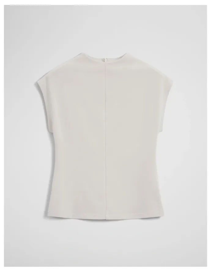 Country Road Extend Shoulder Top in Almond
