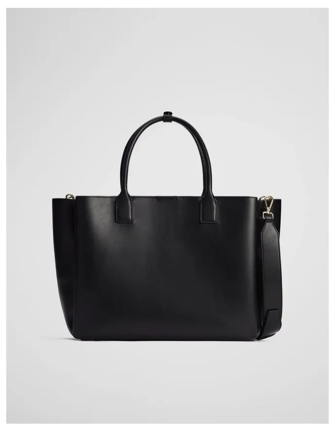 Country Road Panelled Work Tote in Black