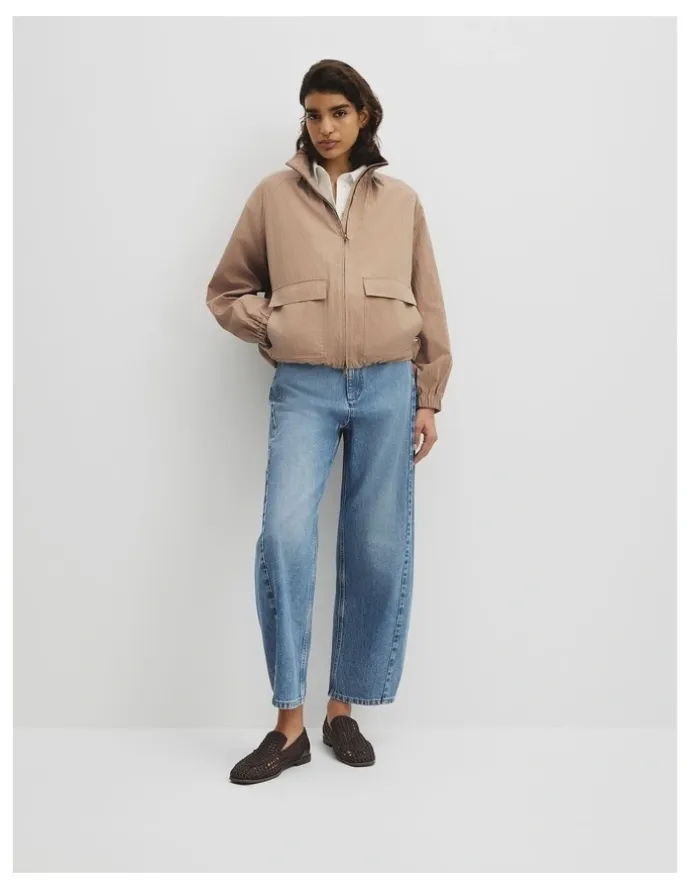 Country Road Parachute Jacket in Bark