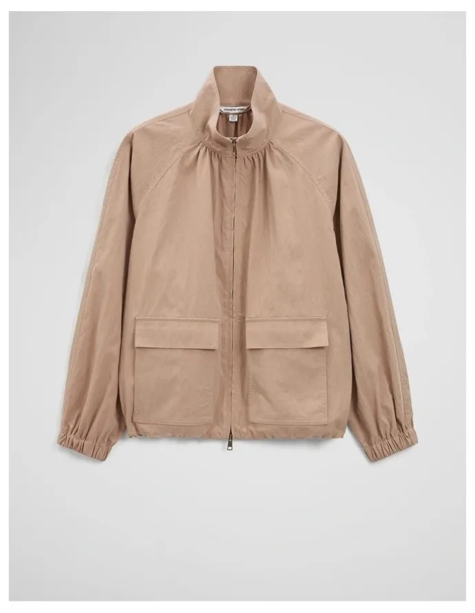 Country Road Parachute Jacket in Bark