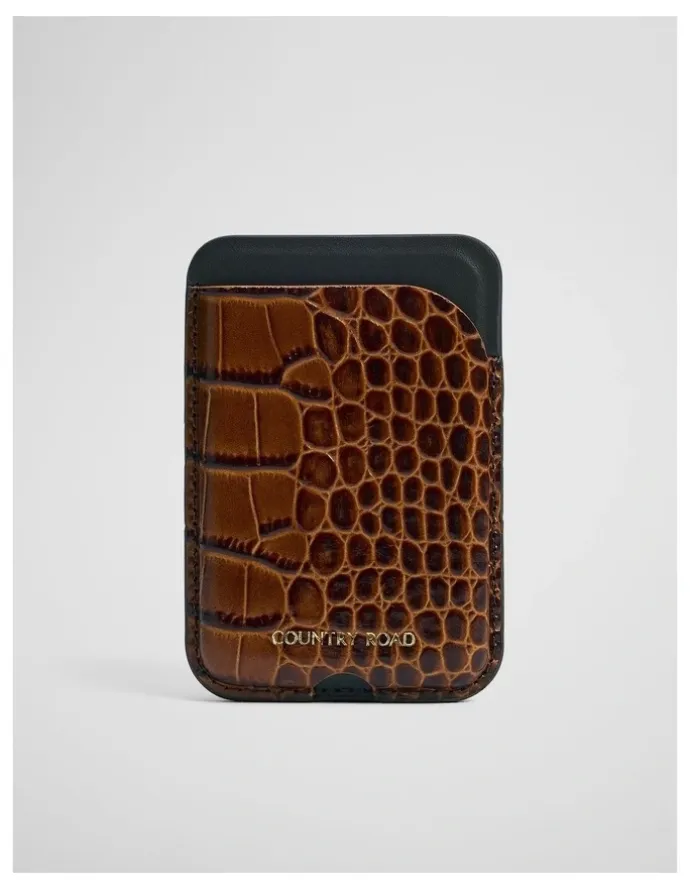Country Road Remi Phone Credit Card Pocket in Espresso