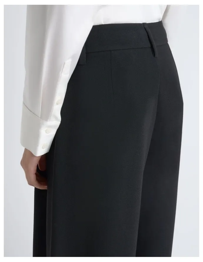 Cue Crepe Pleat Wide Leg Pant