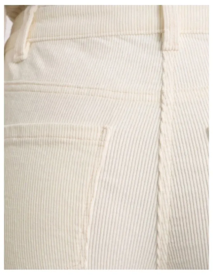 David Lawrence Celine Corduroy Pant in Ivory