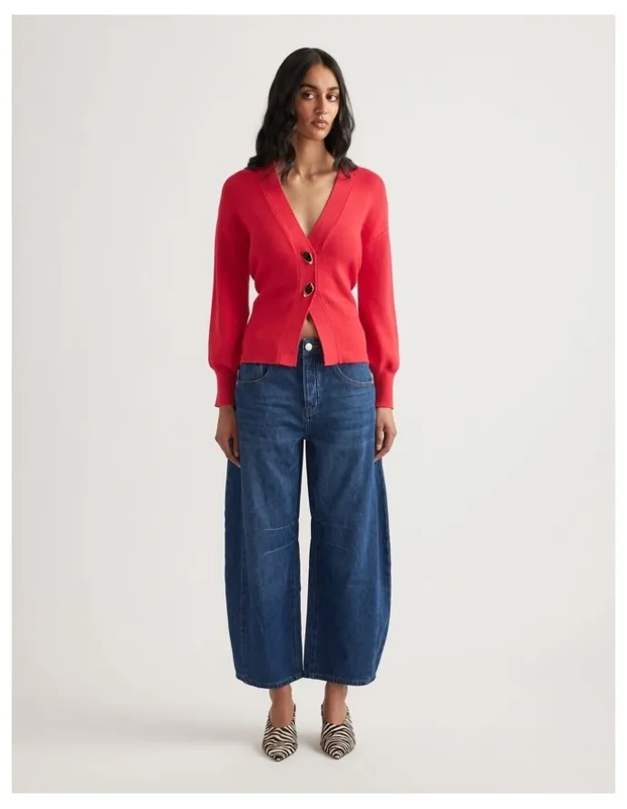 Decjuba Emma Tie Back Knit Cardigan