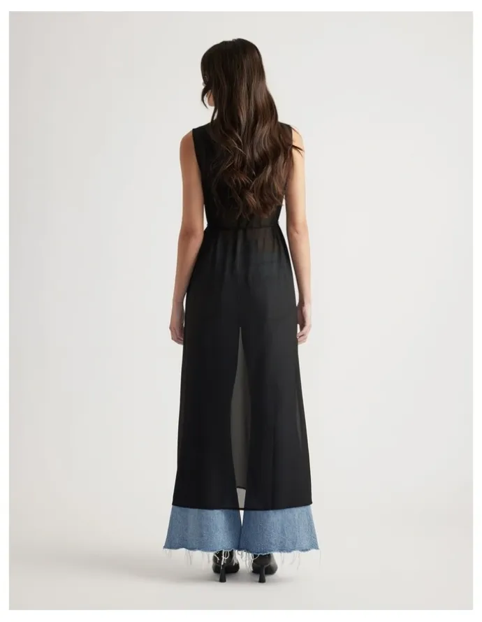 Decjuba Eliza Sheer Maxi Dress
