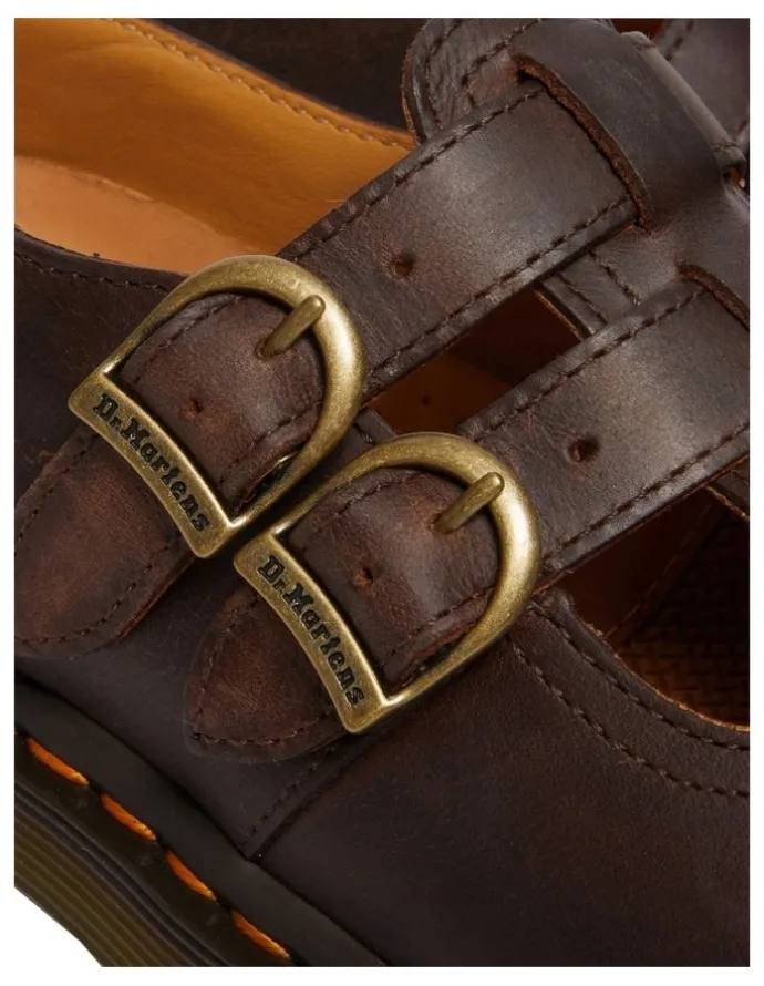 Dr Martens Mary-Jane Crazy Horse (8065) Shoes in Brown