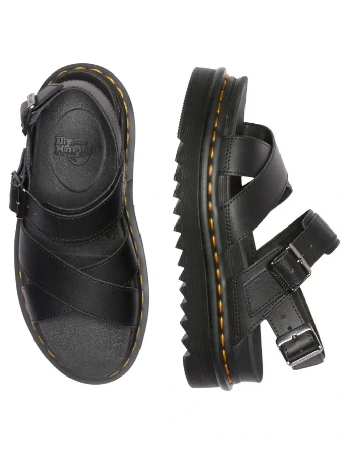 Dr Martens Voss II Sandal in Black Athena