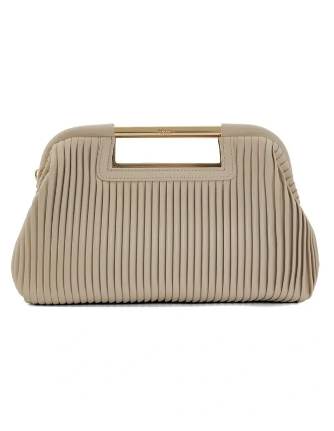 Dune London Ebec Clutch in Ecru
