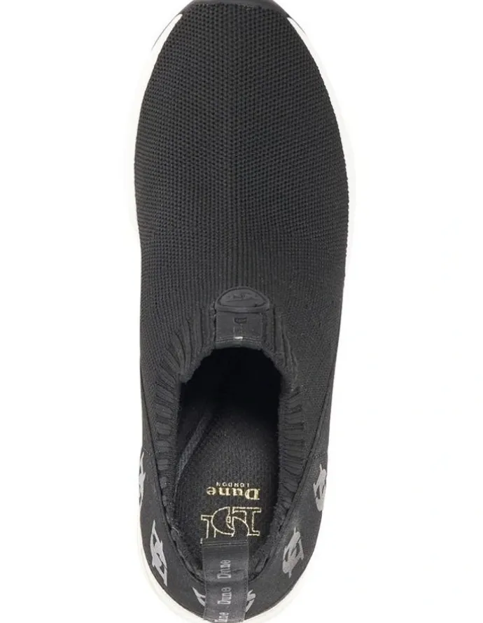 Dune London Elevates Knit Runner In Black