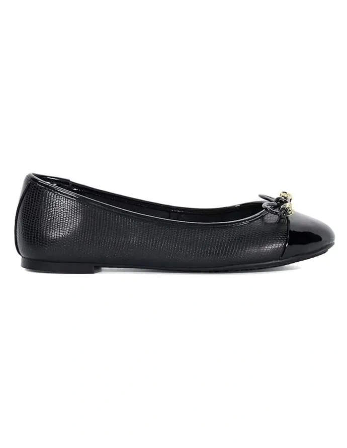 Dune London Hallis Ballet Flat in Black