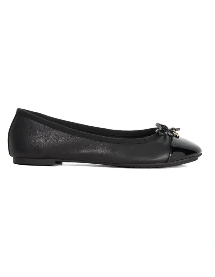 Dune London Harpington Ballet Flat in Black