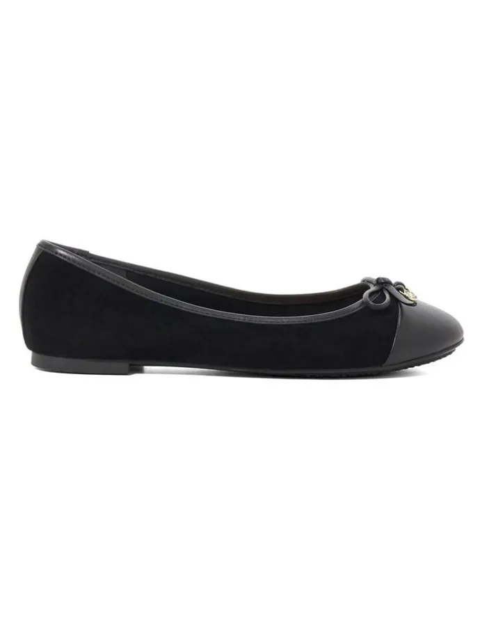Dune London Harpington Ballet Flat in Black