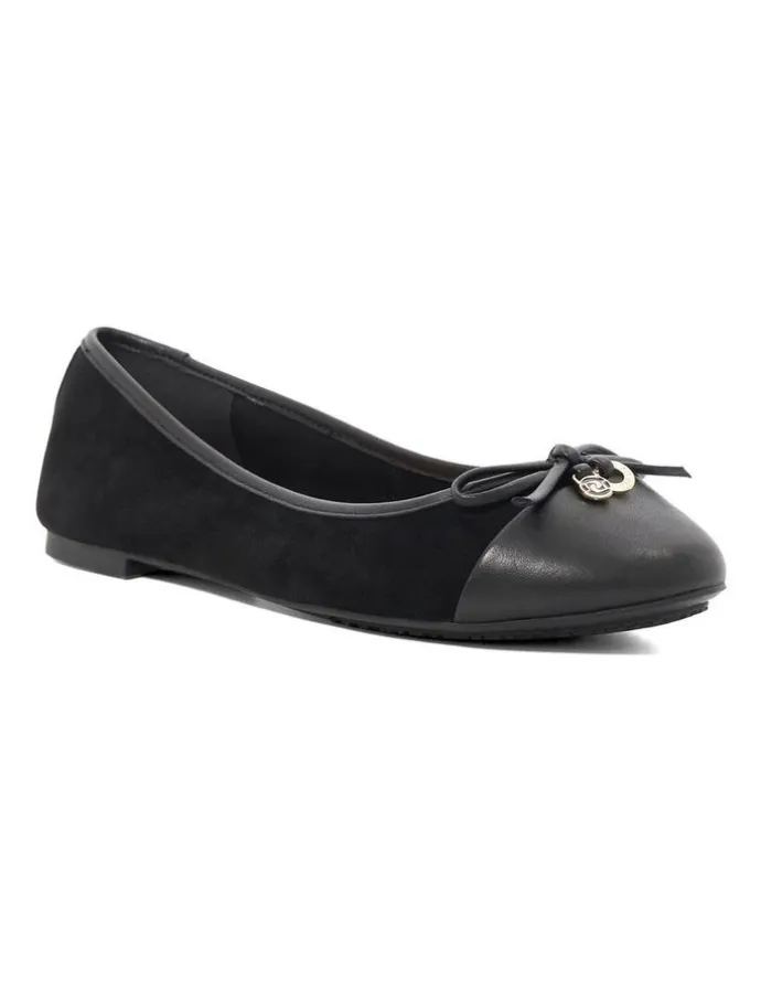 Dune London Harpington Ballet Flat in Black