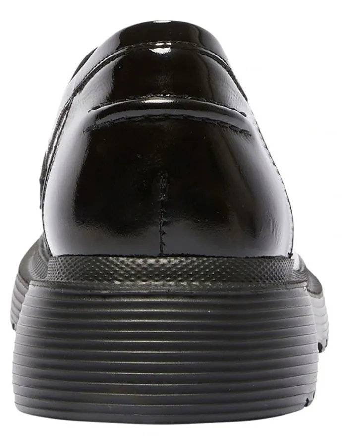 Easy Steps Eleanor Patent Leather Loafers in Black