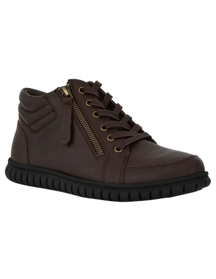 Easy Steps Fable Boots in Chocolate Leather