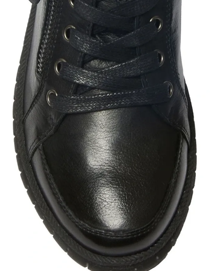 Easy Steps Fable Boots in Black Leather