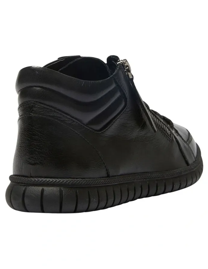 Easy Steps Fable Boots in Black Leather