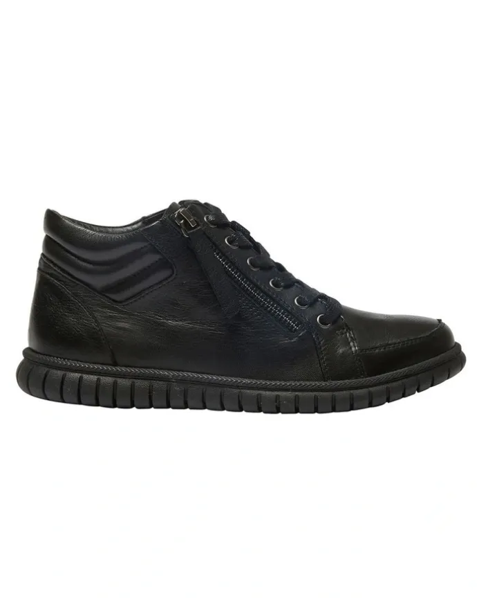 Easy Steps Fable Boots in Black Leather