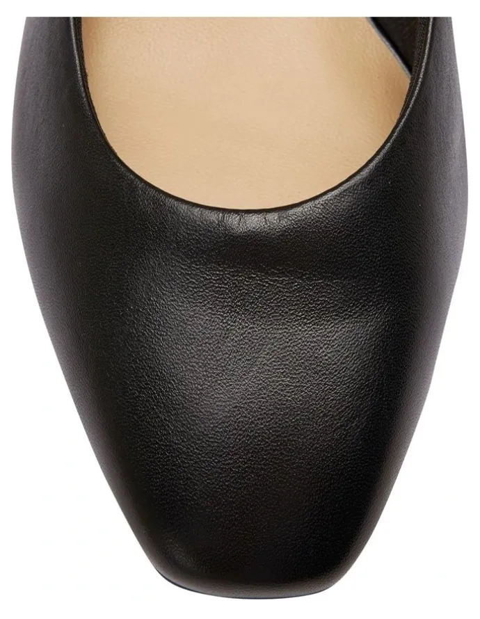 Easy Steps Gamma Black Glove Heeled Shoes