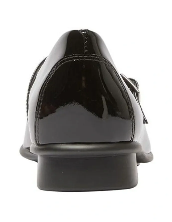 Easy Steps Katrina Flat Shoes in Black Patent