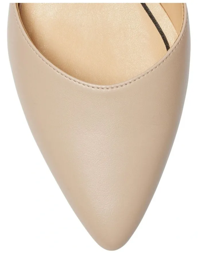 Easy Steps Renee Heeled Shoes in Blush Leather