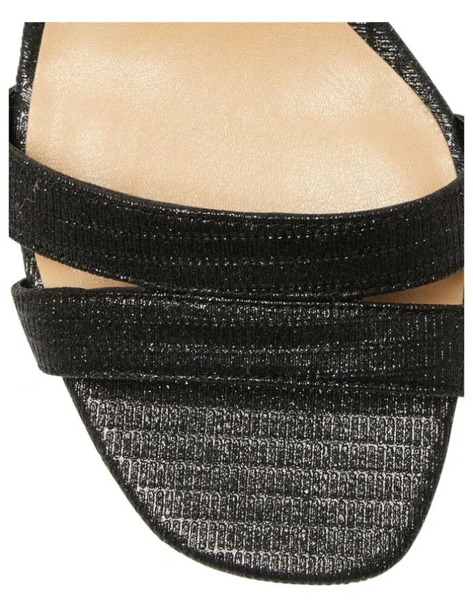 Easy Steps Unity Sandals in Black Fabric