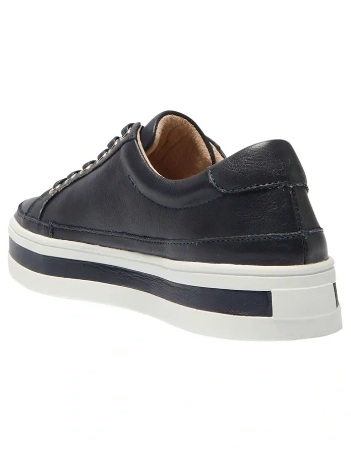 Easy Steps Uruguay Sneakers in Navy Leather