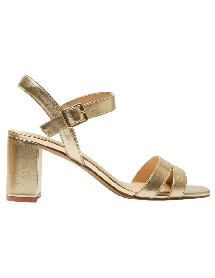 Easy Steps Utopia Sandals in Soft Gold Metallic