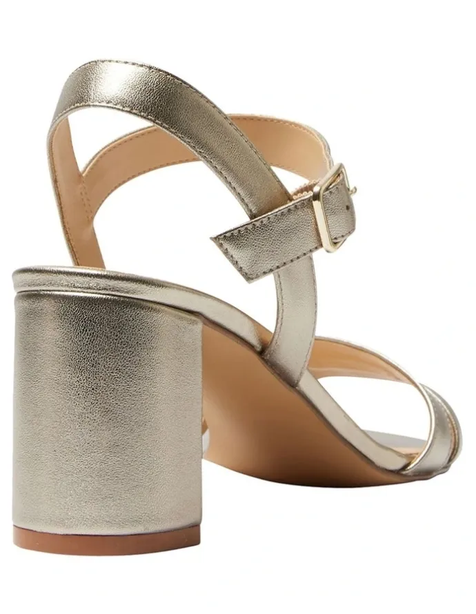 Easy Steps Utopia Sandals in Pewter Metallic