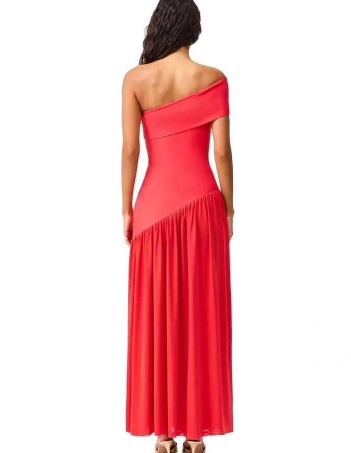 Elliatt Jesselle Asymmetrical Gown in Coral