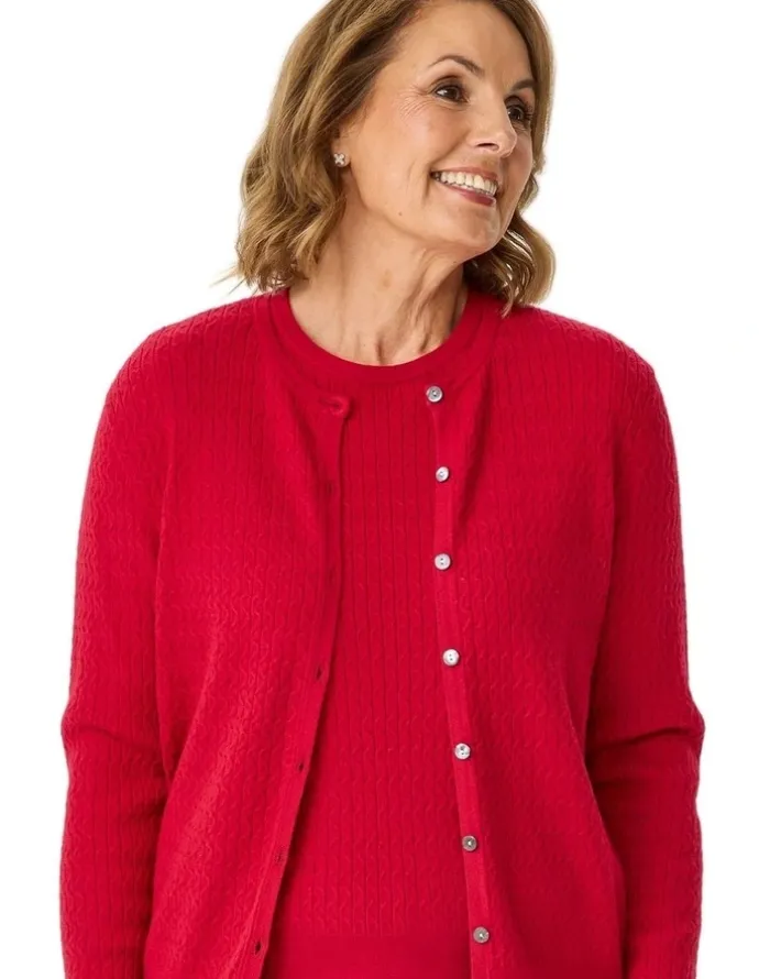 Fella Hamilton Clovelly Mini Cable Cardigan