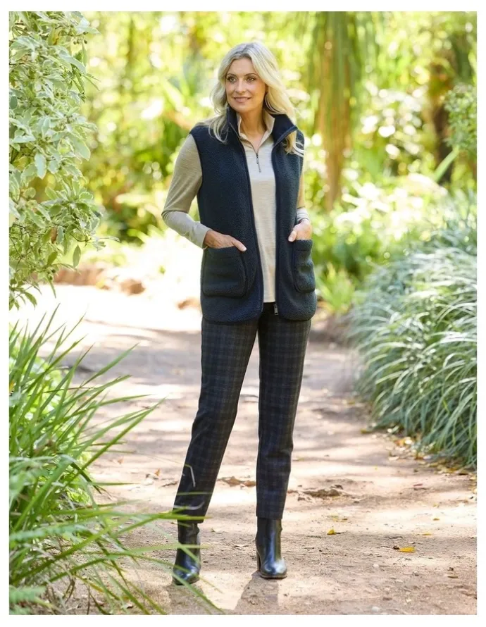 Fella Hamilton Explore Fleece Longline Zip Vest