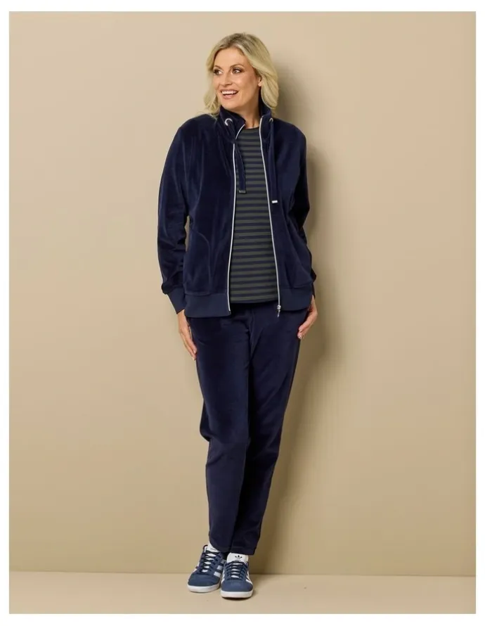 Fella Hamilton Valley Zip Up Velour Jacket