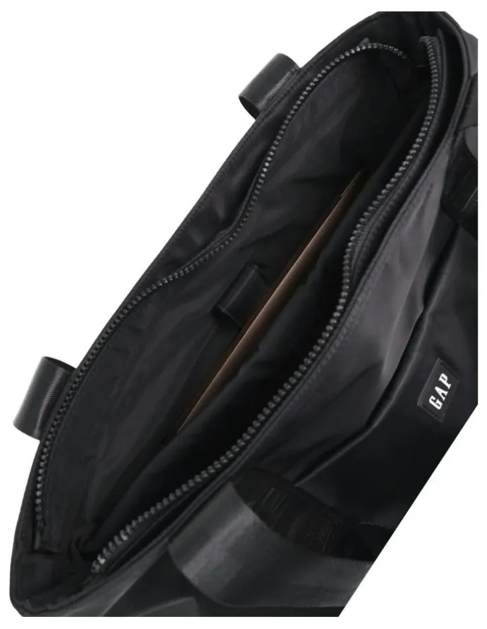 GAP Travel Ladies Nylon Fashion Tote Bag in Black