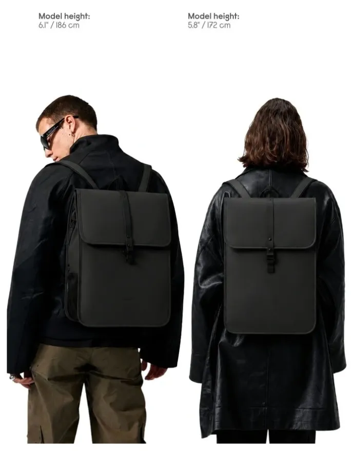 Gaston Luga Gaston Luga Dsh (18.5L) Waterproof 16 Laptop Backpack - Black