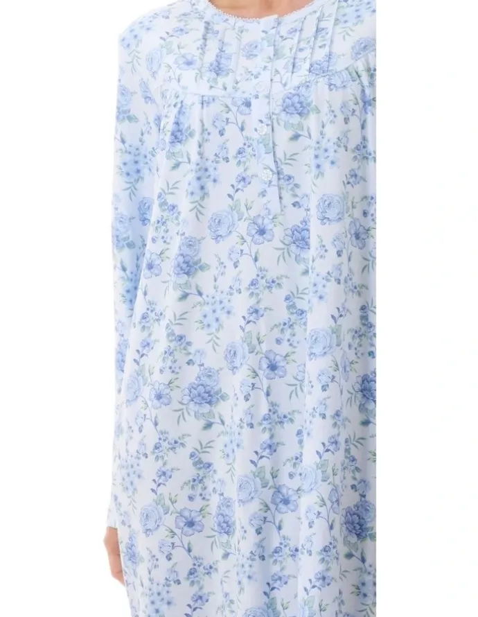 Givoni Mira Mid Length Nightie in Blue