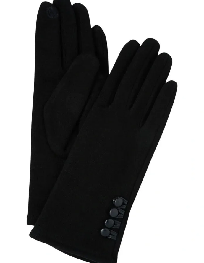 Gregory Ladner Button Trimmed Gloves