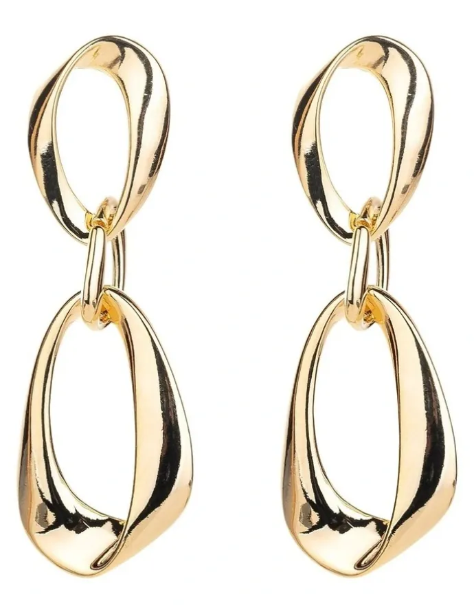 Gregory Ladner Chain Drop Earrings in Gold