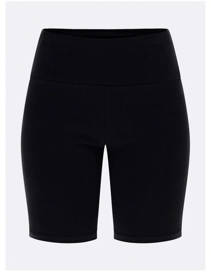 Guess Aline Active Logo Bike Shorts in Black