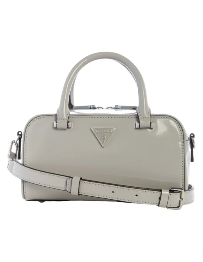 Guess Arnela Mini Satchel Bag in Beige