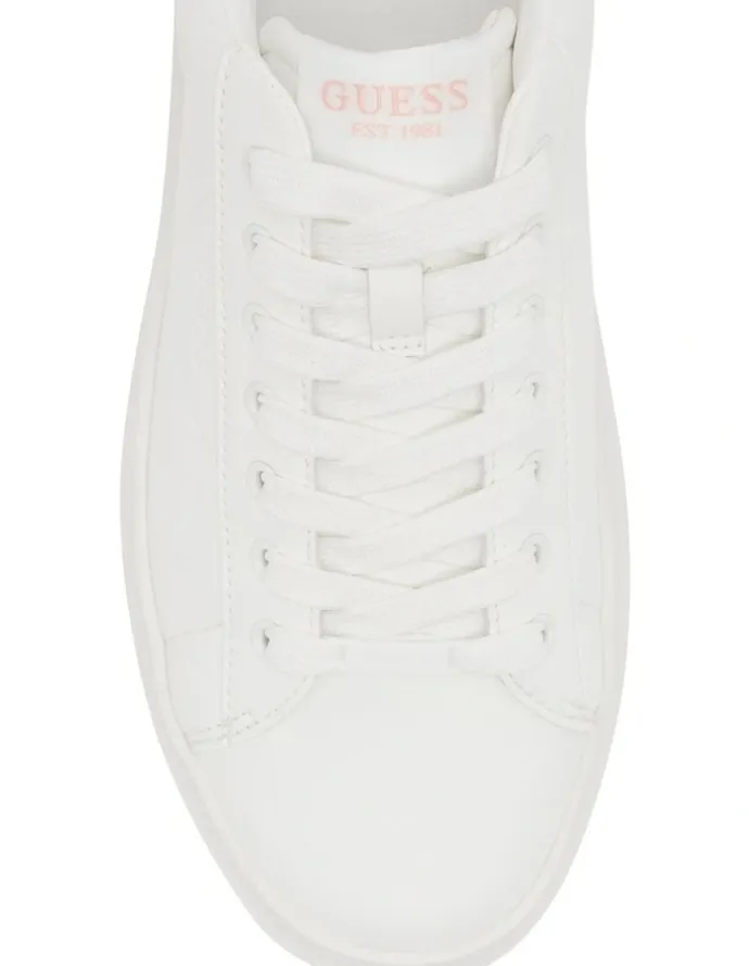 Guess Elbina Platform Sneaker in White