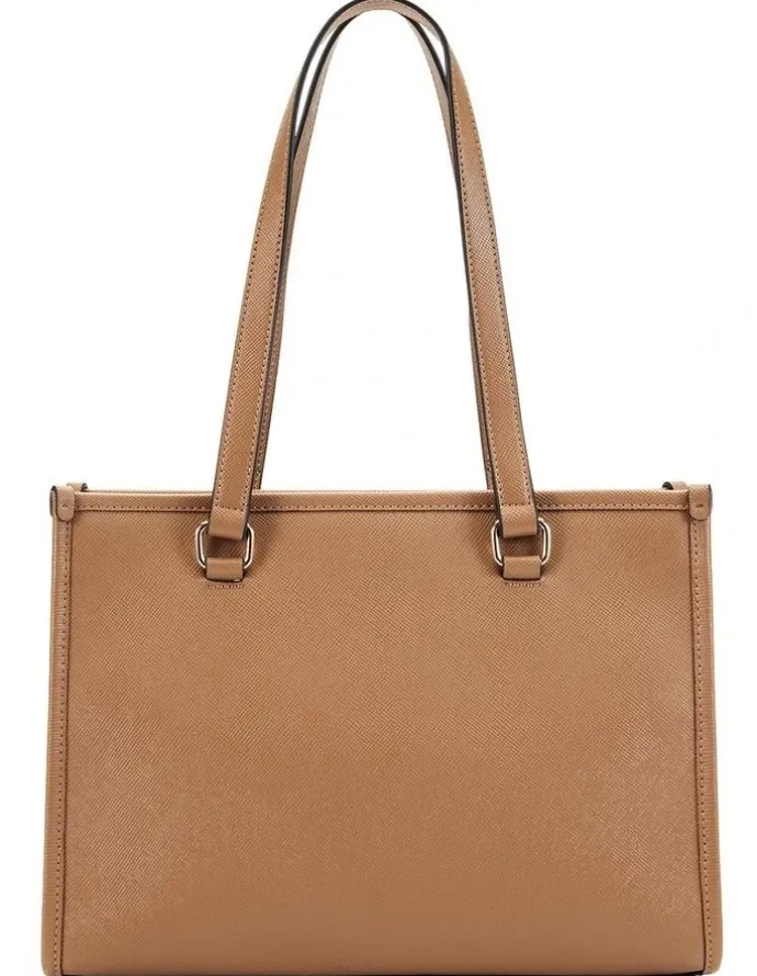 Guess Florance Tote Bag in Saddle Tan