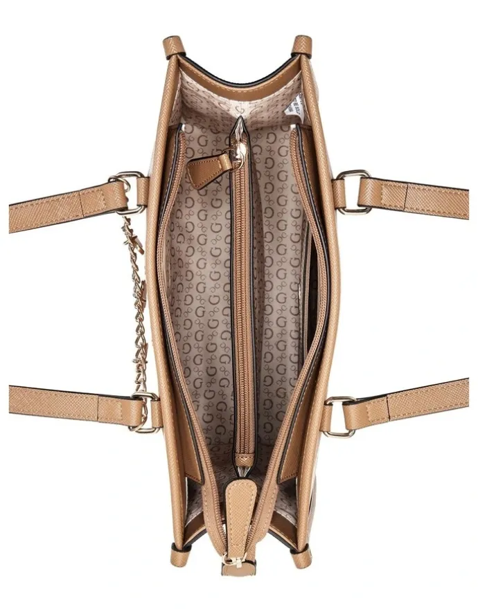Guess Florance Tote Bag in Saddle Tan