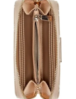 Guess Laurel Medium Zip Around Wallet in Garnet